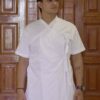 White Cotton Angrakha Bagalbandi for Men