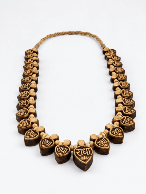 Handcrafted Tulsi Kanthi Radha Mala