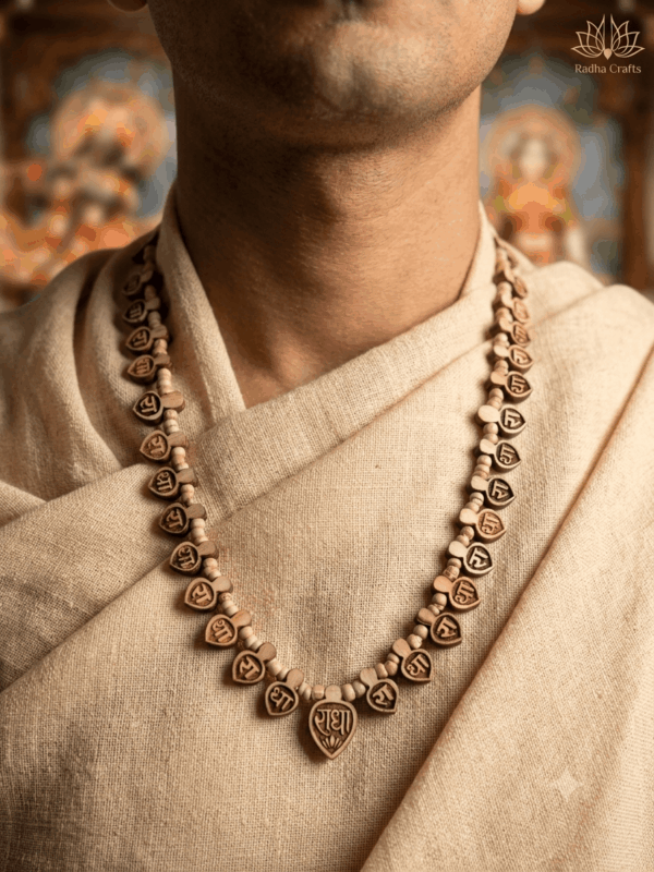 Handcrafted Tulsi Kanthi Radha Mala
