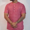 IMG_8662.JPG Bold & Breezy – Red Zigzag Cotton Kurta