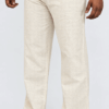 Off White Khaadi Lower Cotton Linen Fabric